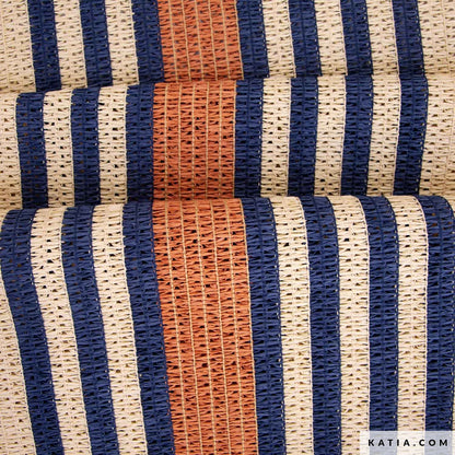 Strickstoff aus 100% Papier Raffia "Nautic"