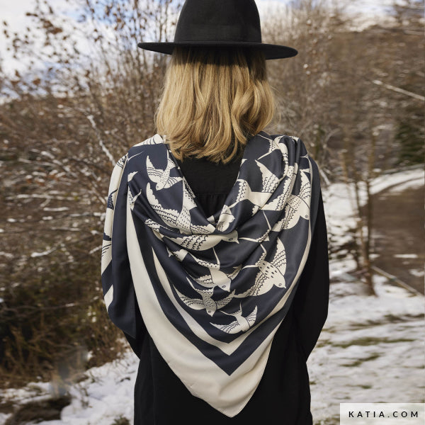 Scarf Panel "Flying Dreams"