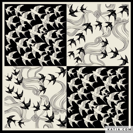 Scarf Panel "Flying Dreams"