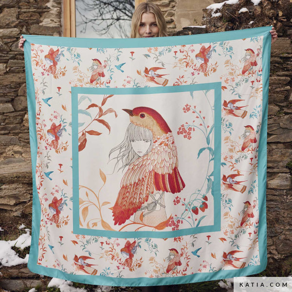 Scarf Panel "Handmade Dreams"