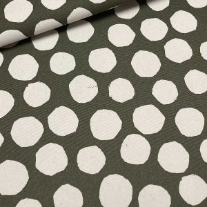 KOKKA Heavy Canvas "Trèfle" khaki