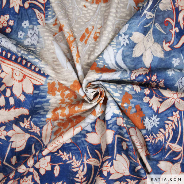Viskose Twill "Indian Summer"