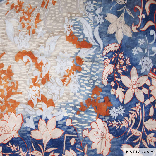 Viskose Twill "Indian Summer"
